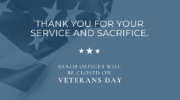 Thank you for your service and sacrifice. ASALH offices will be closed on Veterans Day.