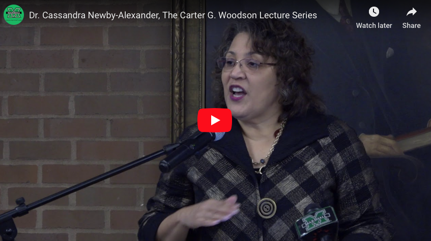 Dr. Cassandra Newby-Alexander, The Carter G. Woodson Lecture Series