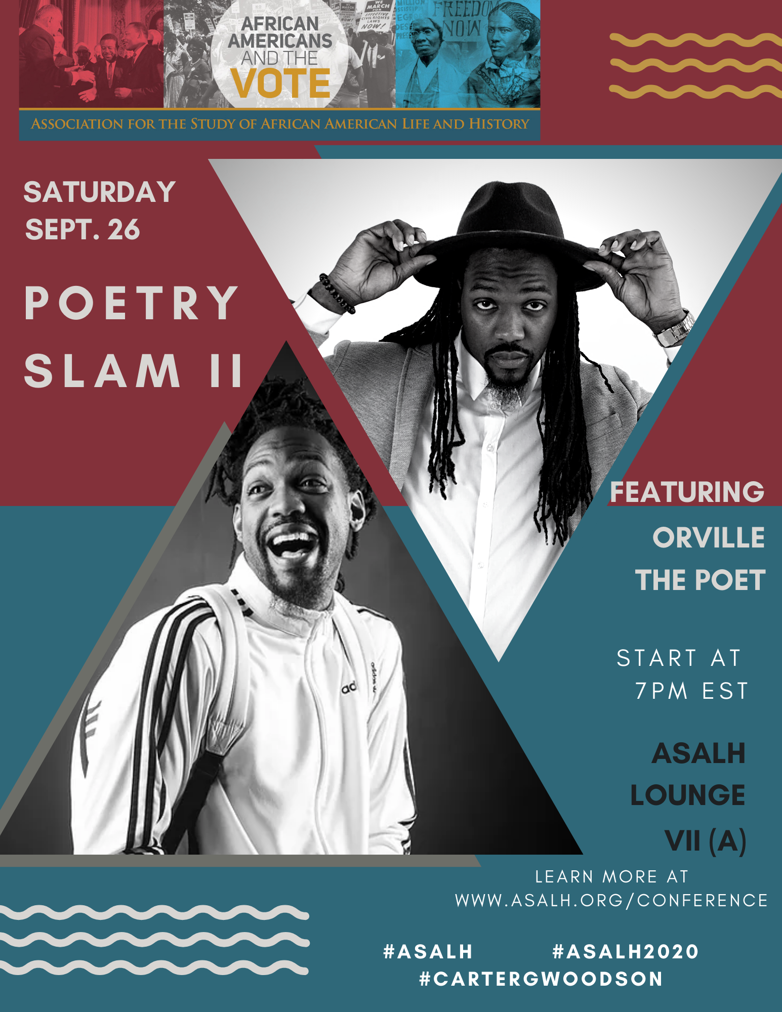 ASALH - The Founders of Black History Month | Poetry Slam