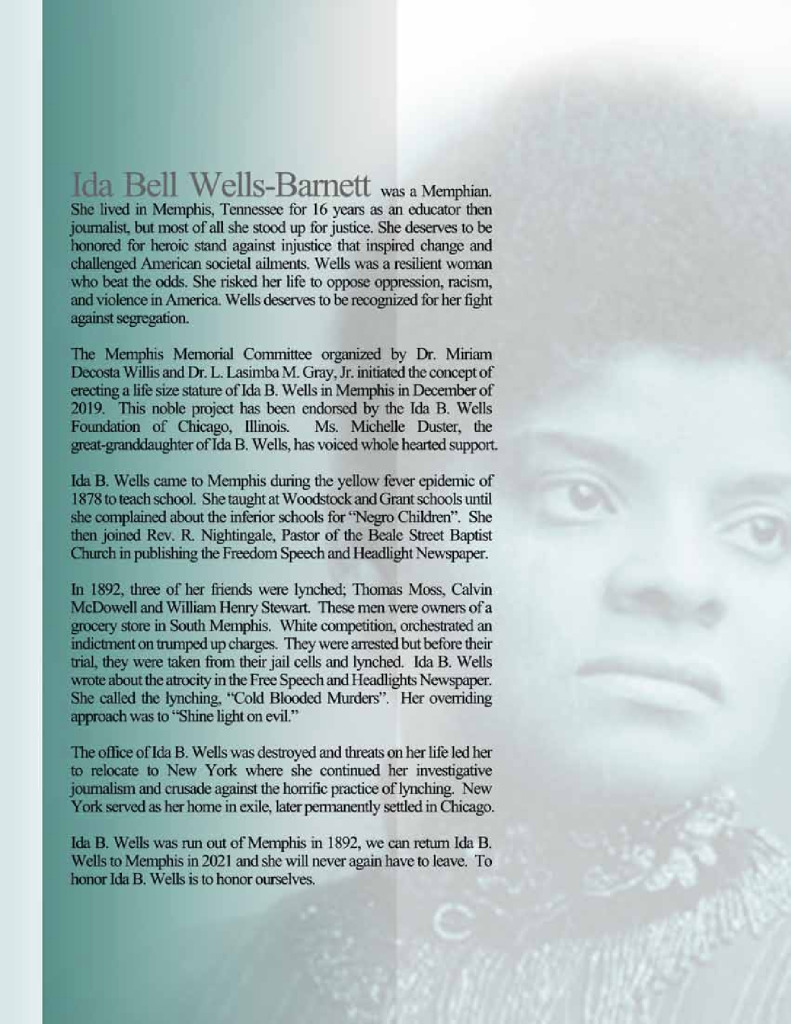 thumbnail of Ida B. Wells Commemorative Flyer 4