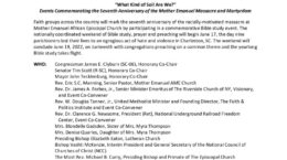 thumbnail of Media Advisory for Press Conference Mother Emanuel AME 061722