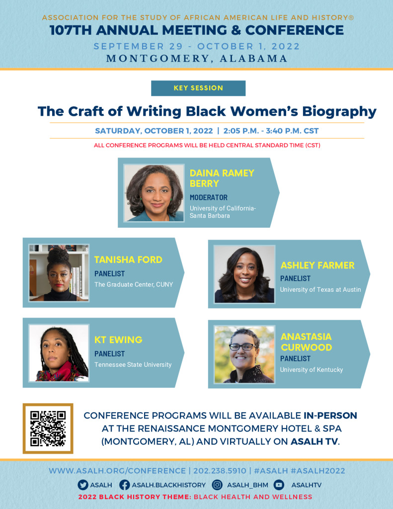thumbnail of Key Session_ The Craft of Writing Black Women’s Biography