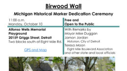 thumbnail of Birwood Wall Marker Dedication Invitation