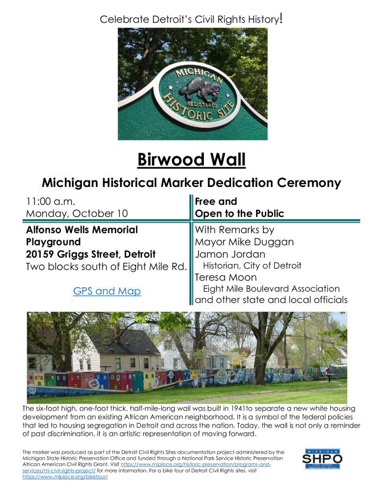 thumbnail of Birwood Wall Marker Dedication Invitation