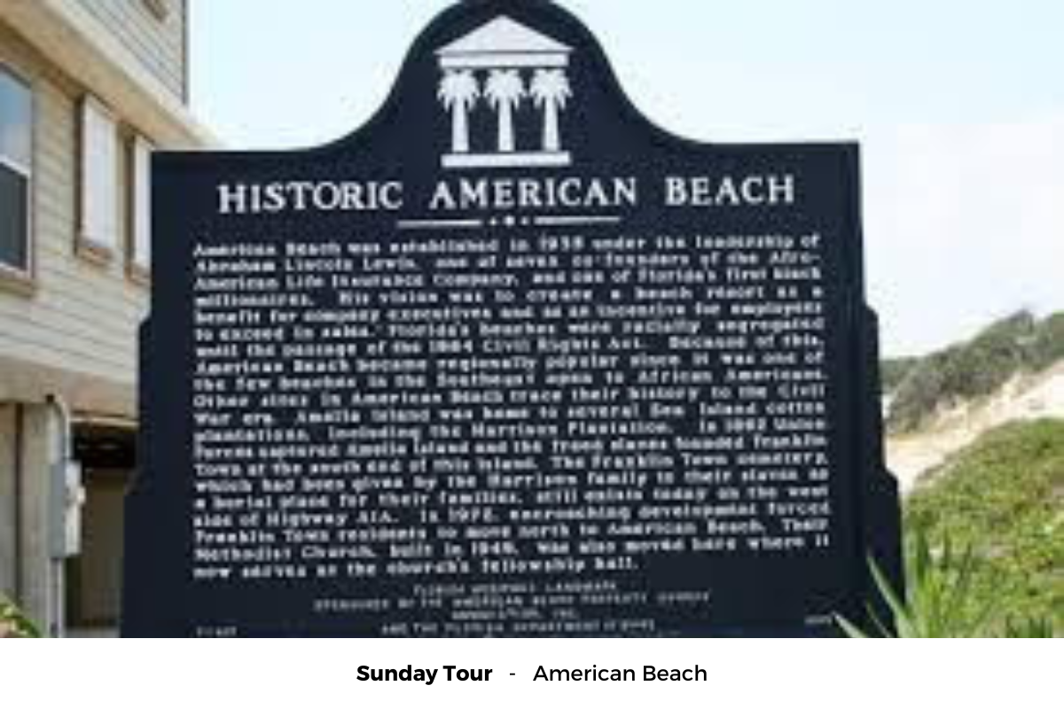 Sunday Tour - American Beach