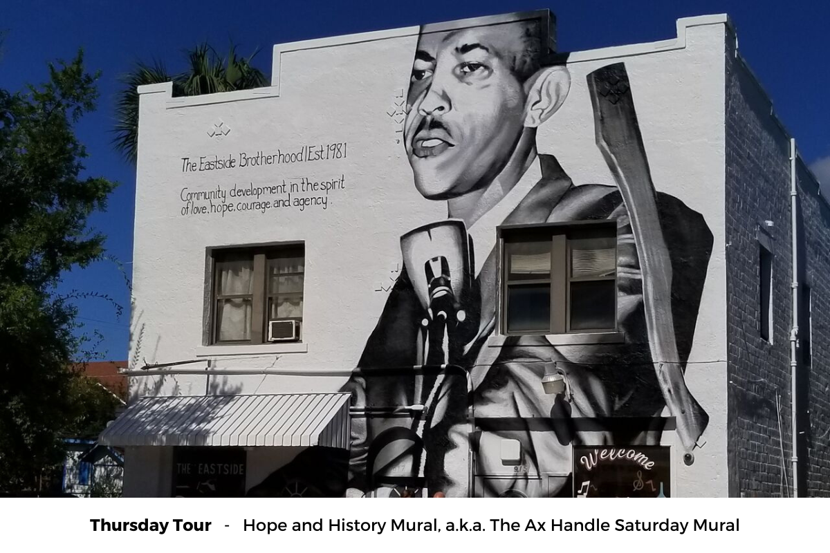 Thursday Tour - Hope and History Mural a.k.a. The Ax Handle Saturday Mural