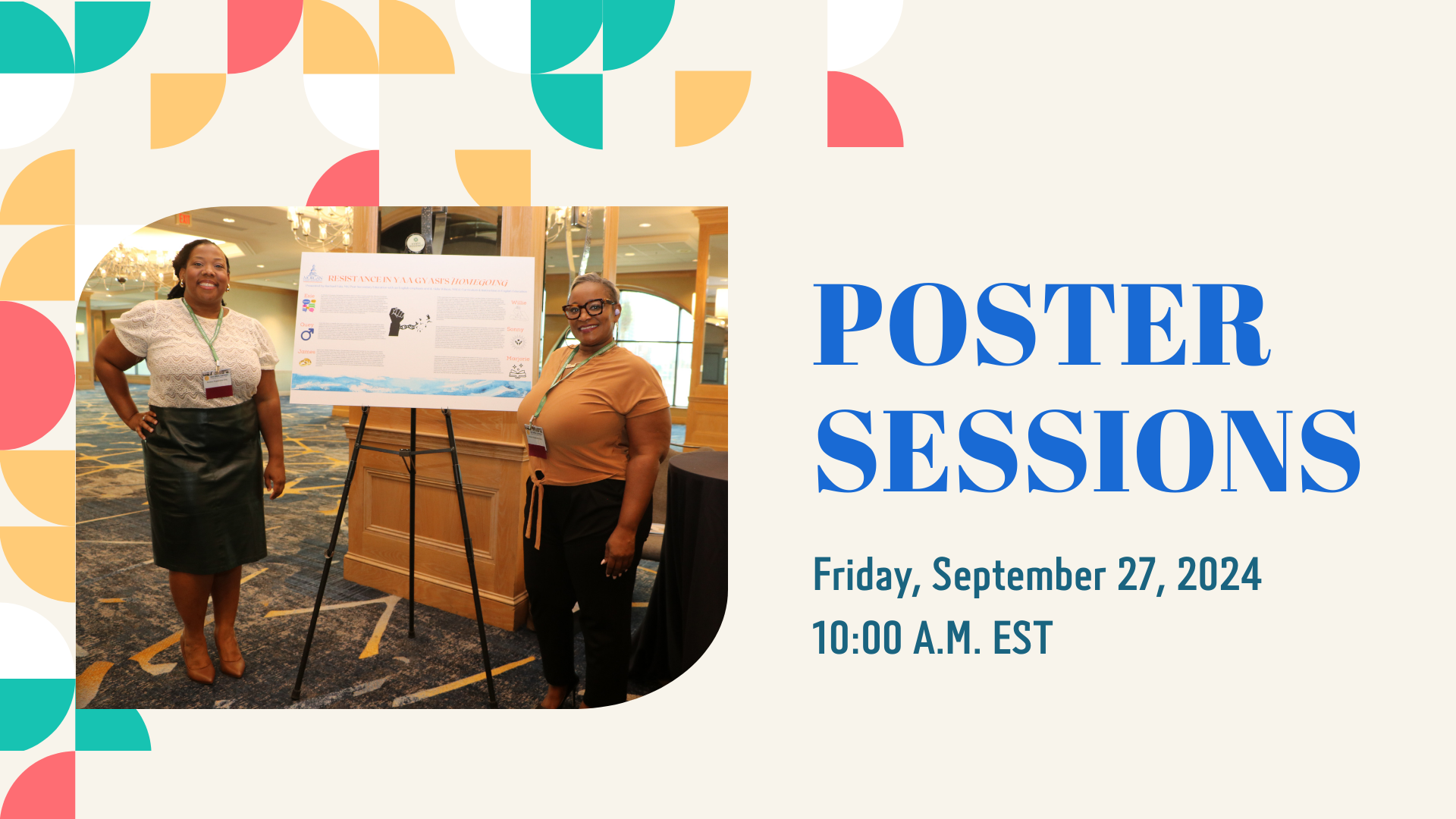 Poster Sessions - Friday, Sept. 27, 2024 | 10am EST