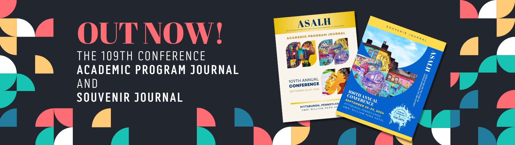 Out Now! The 109th Conference Academic Program Journal and Souvenir Journal