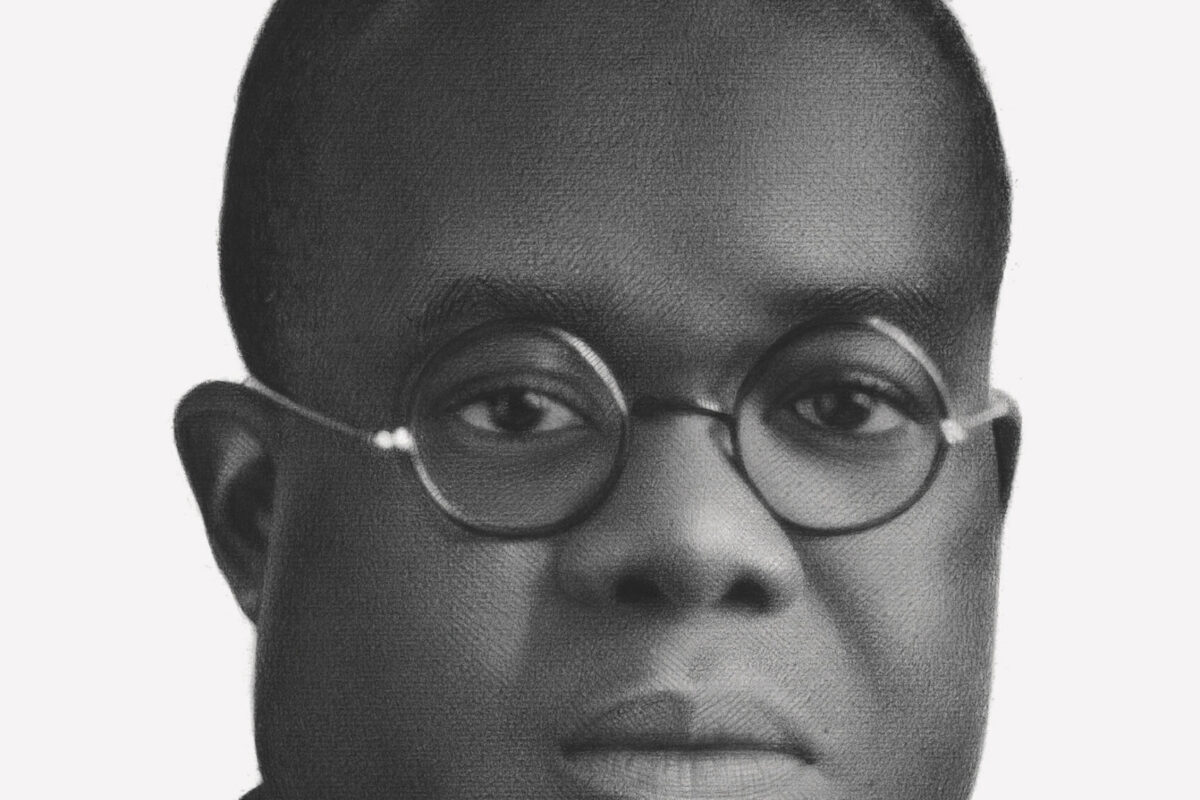 Black-and-white book cover featuring a portrait of Hubert Harrison with glasses. The title reads Hubert Harrison: Forbidden Genius of Black Radicalism by Brian Kwoba.