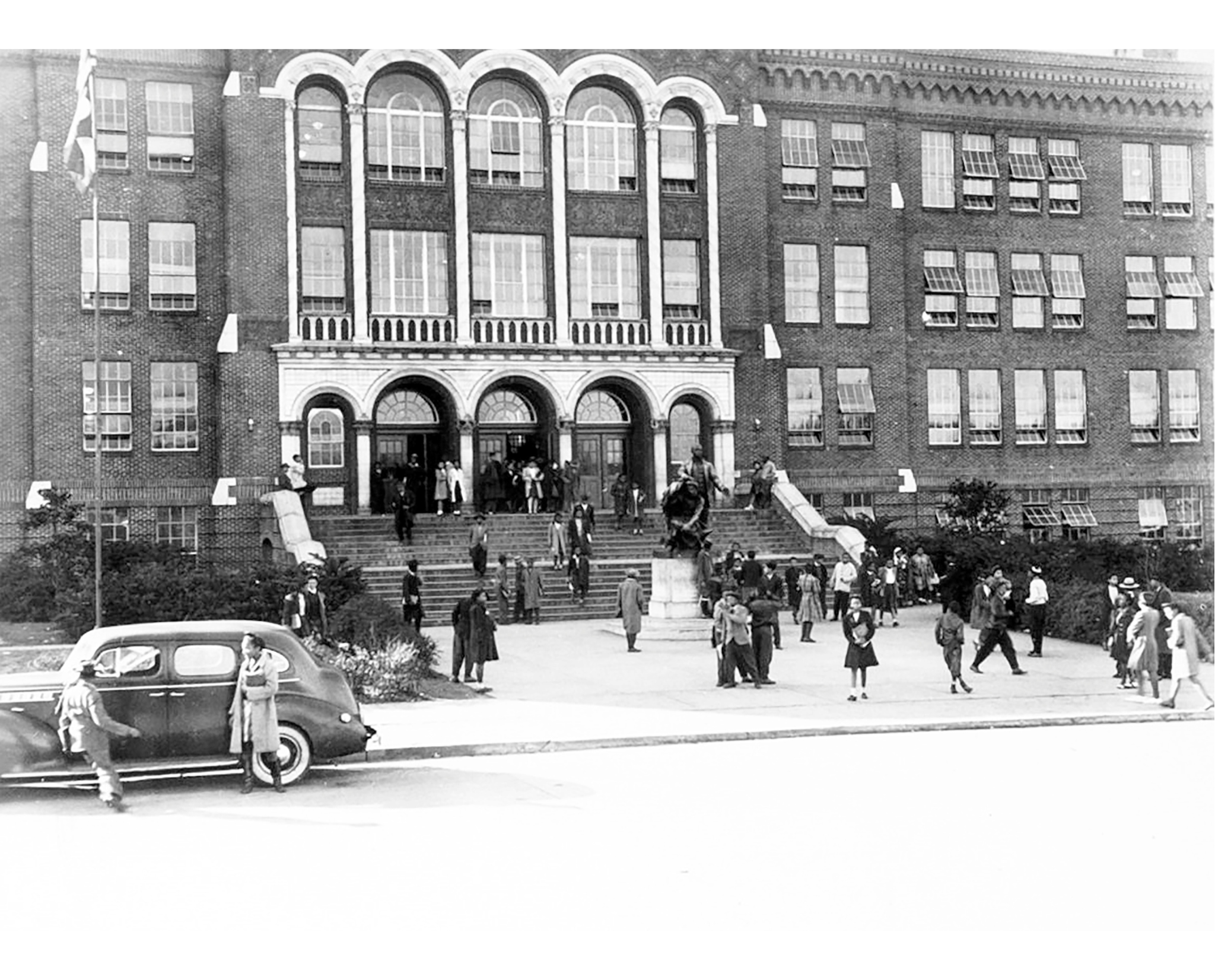 Booker T. Washington High School, Atlanta, GA. Eugene C. Wachendorff, architect. 1924, expanded 1938, 1948, 1952, 1954, 1965, 1968. Atlanta History Center. Booker T. Washington High School, Atlanta, GA. Eugene C. Wachendorff, architect. 1924, expanded 1938, 1948, 1952, 1954, 1965, 1968. Atlanta History Center.
