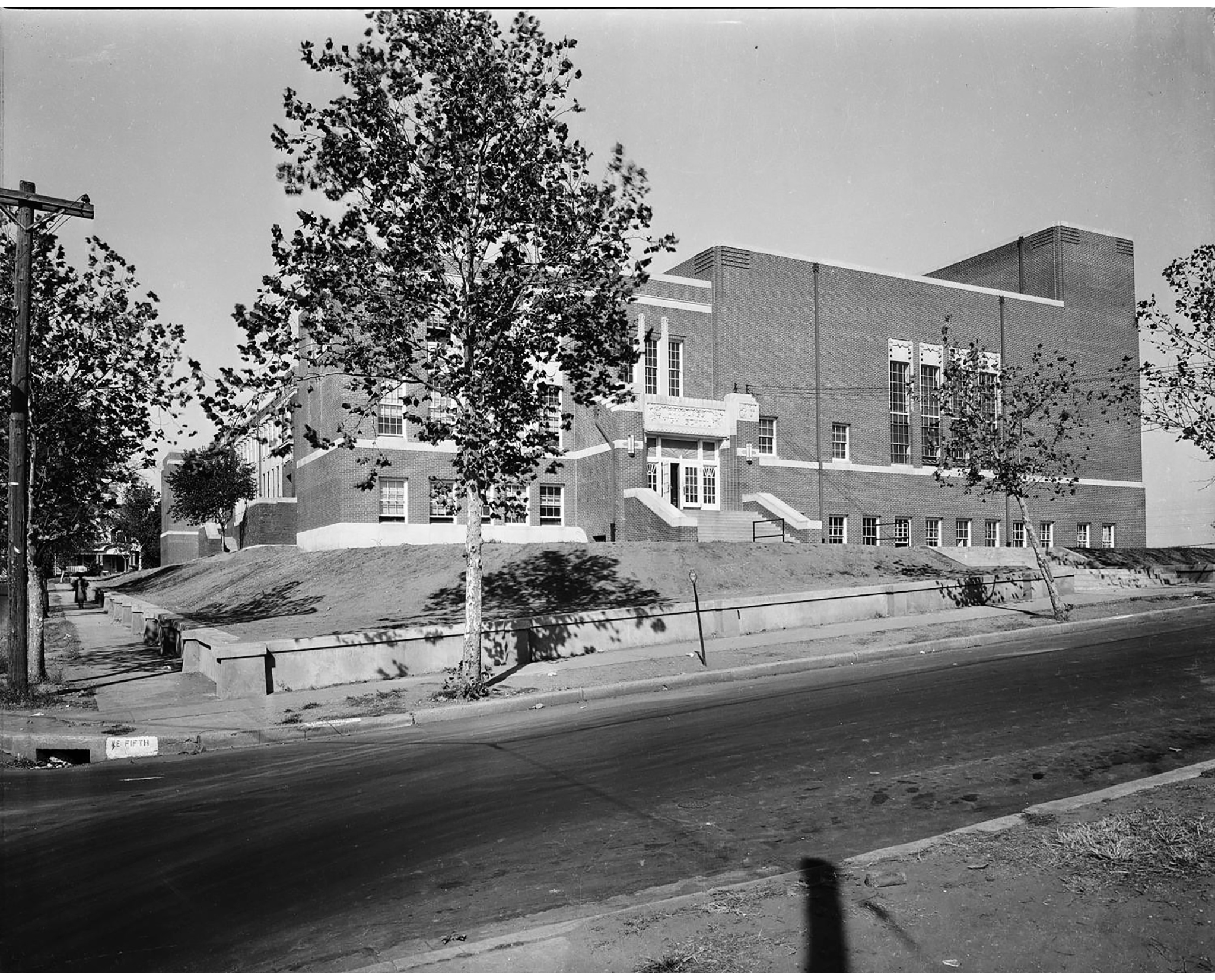 Frederick A. Douglass High School (originally segregated white Lowell School), Oklahoma City, OK. 1910, expanded 1919, 1934 and 1948. Layton, Smith, & Hawk, architects. Meyers Photo Shop. The Gateway to Oklahoma History, Oklahoma Historical Society. Frederick A. Douglass High School (originally segregated white Lowell School), Oklahoma City, OK. 1910, expanded 1919, 1934 and 1948. Layton, Smith, & Hawk, architects. Meyers Photo Shop. The Gateway to Oklahoma History, Oklahoma Historical Society.