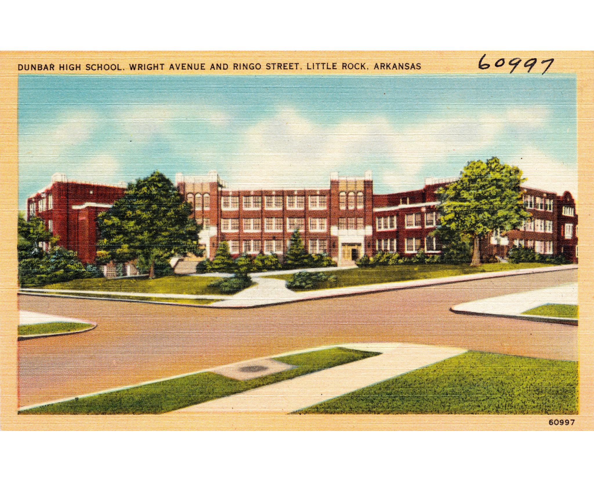 Paul Laurence Dunbar High School, Little Rock, AR. George H. Wittenburg & Lawson L. Qelony, architects. 1929. Tichnor Brothers Postcard Collection, Boston Public Library. Digital Commonwealth, Massachusetts Collections Online. Paul Laurence Dunbar High School, Little Rock, AR. George H. Wittenburg & Lawson L. Qelony, architects. 1929. Tichnor Brothers Postcard Collection, Boston Public Library. Digital Commonwealth, Massachusetts Collections Online.