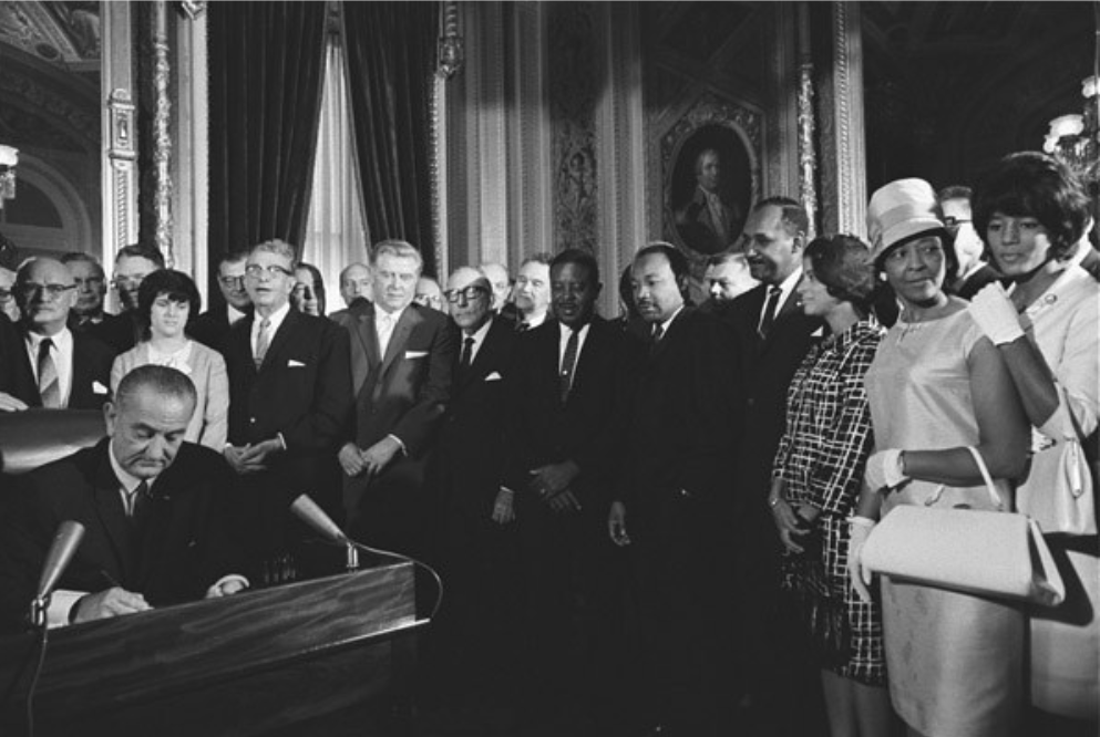 1965 – Signing of the Voting Rights Act