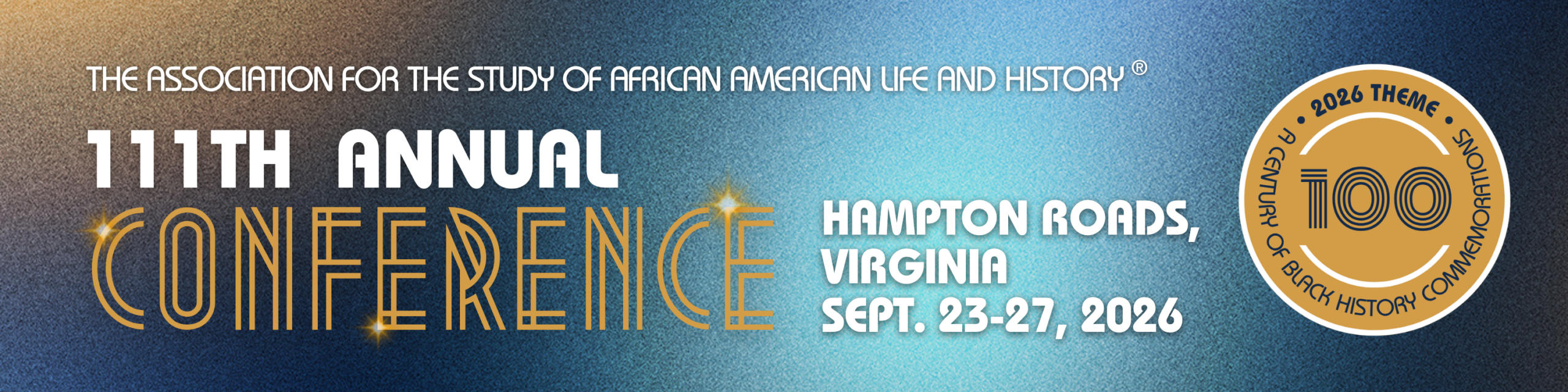 111th Annual Conference - Hampton Roads, Virginia - Sept. 23-27, 2026